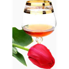 高端酒杯杯子素材免抠