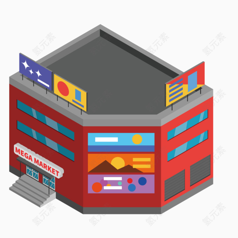 大型市场