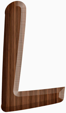 创意大写英文立体字