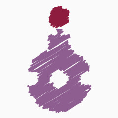 球小玩意圣诞节装饰假日光乱涂圣诞节的手绘涂鸦的图标