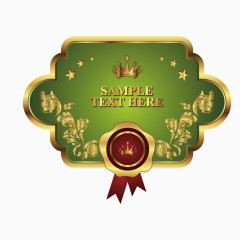 绿色不规则框架