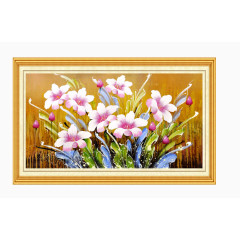 花卉油画素材