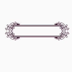 欧式花纹边框