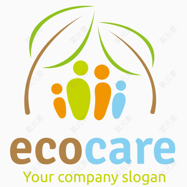 矢量彩色个性LOGO