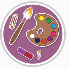 矢量画笔颜色板