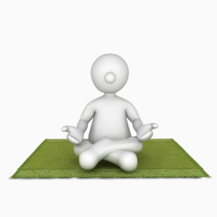 瑜伽动画小人