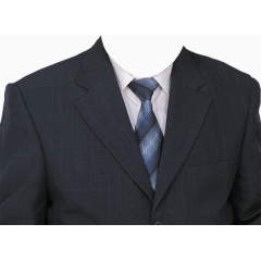 西装工作照模板