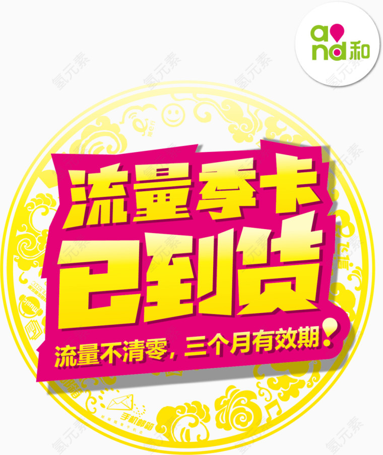 流量季卡已到货宣传素材