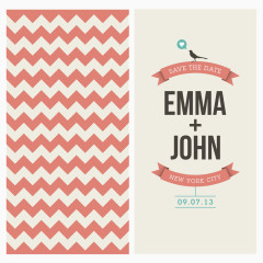 邀请函设计矢量