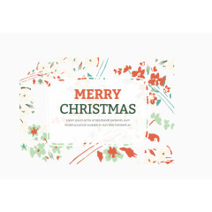 圣诞卡片装饰矢量
