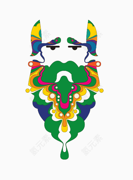 彩色创意插画艺术