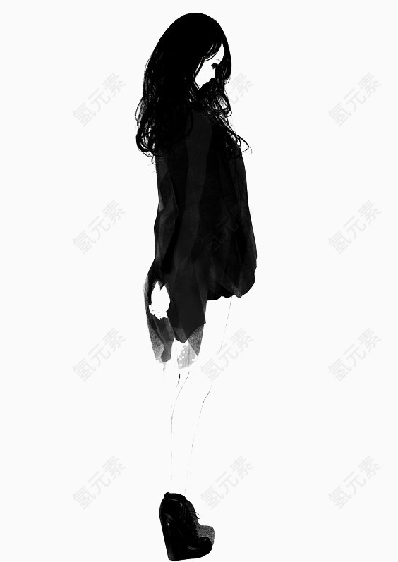 现代时尚美女