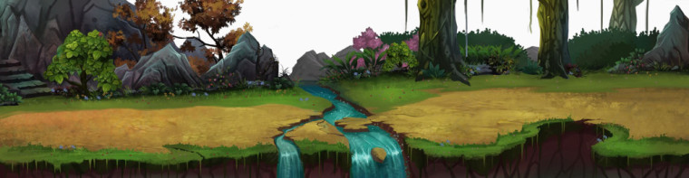 古风卡通背景素材