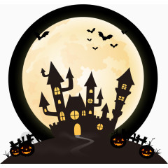 万圣节恐怖海报矢量素材