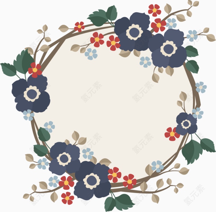 卡通花环