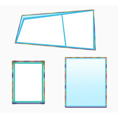 简单线条边框素材