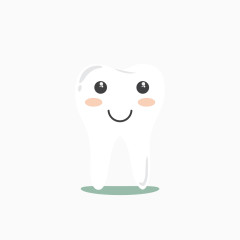 卡通牙齿