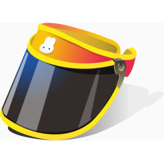 卡通手绘太阳帽