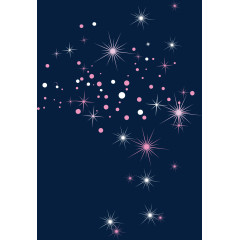 粉色星光矢量图
