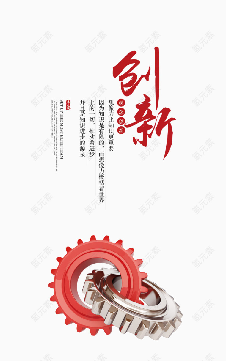 齿轮创新创业素材背景