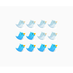 矢量 手绘动画 小鸟