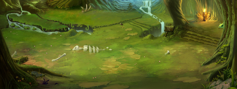 横版游戏场景地图