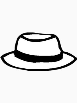 黑白礼貌矢量图