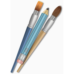 美术用品矢量图