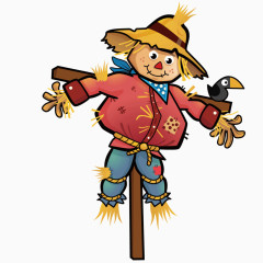 绑在十字架的木头人