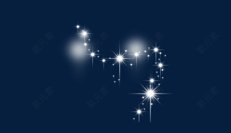 效果元素 星光 发光效果 圆点