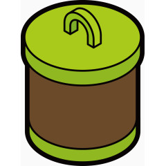 公共场所垃圾区标志