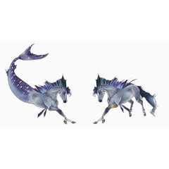 魔幻气息的马