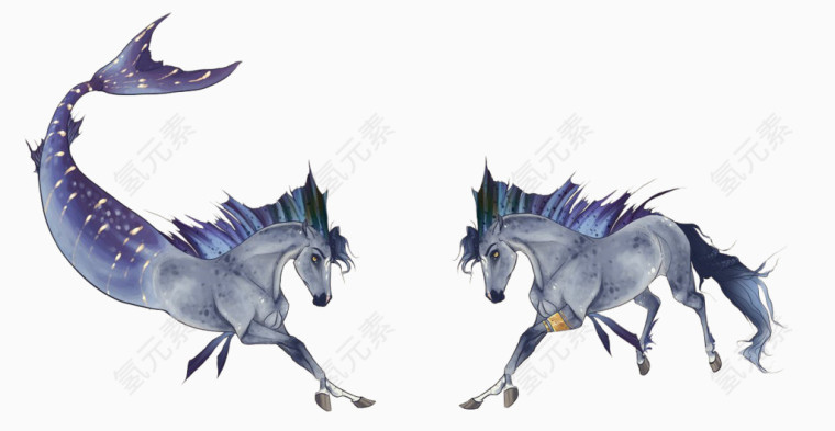 魔幻气息的马