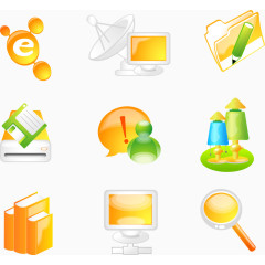 矢量立体金融元素