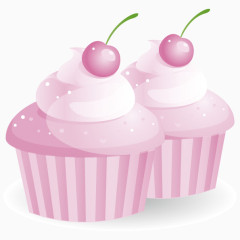 可爱的卡通奶油蛋糕