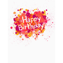 生日快乐英文字母