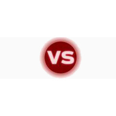 红色背景vs对比艺术字
