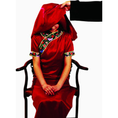 中国结婚传统掀盖头