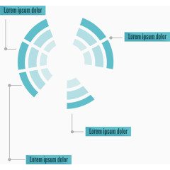 嵌套环形步骤ppt素材
