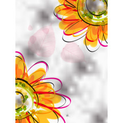 太阳花装饰素材