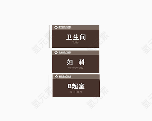 医院科室牌
