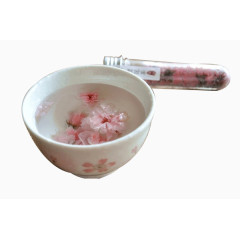 樱花瓷碗水信玄饼