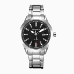 警察经典复古男士石英手表