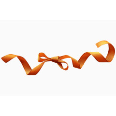 橘色彩带