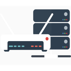 矢量无线路由器素材