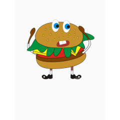 卡通的彩色美食图片