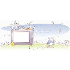 矢量商务场景插画