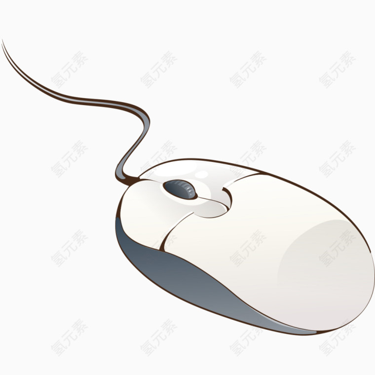 白色鼠标图片