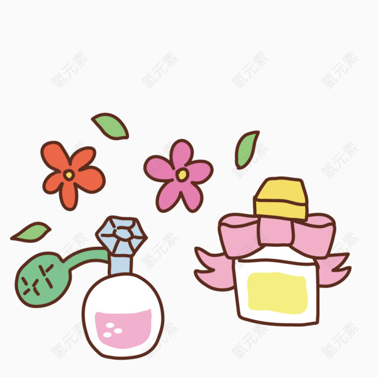 扁平化菊花香水