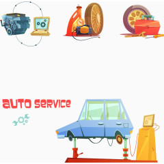 矢量汽车配件维修